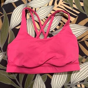 Sonic pink lululemon sports bra/size 6